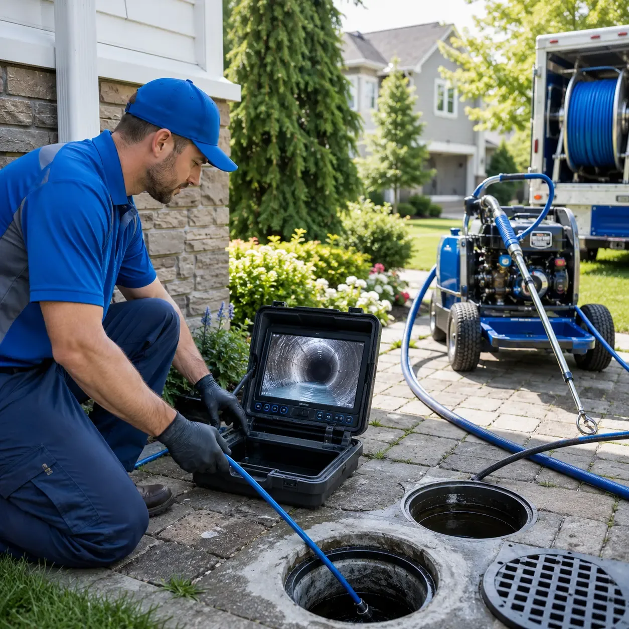 Outdoor drain cleaning professionals serving Leonard, MI